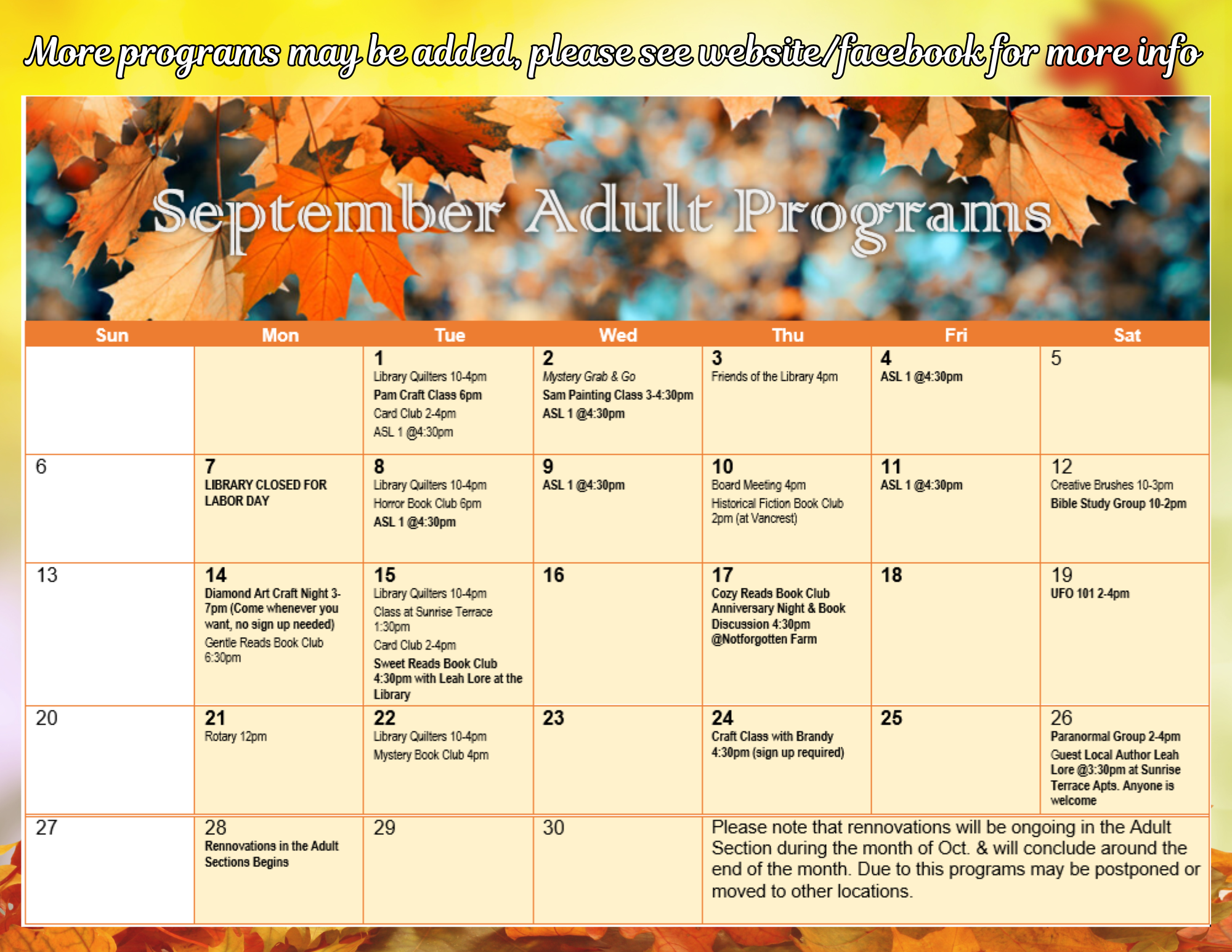 september calendar updated