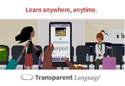 Learn a new language with Transparent Language.
