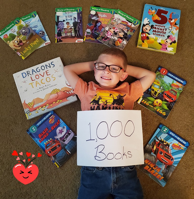 Graduate of the 1000 Books Before Kindergarten program