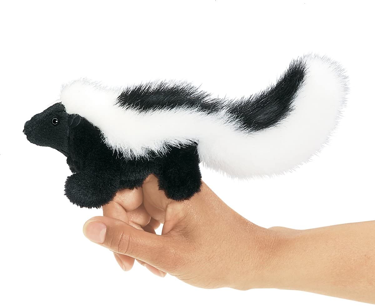 Photo of mini skunk finger puppet