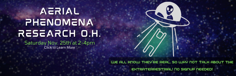 ufo club november 25th 2-4pm