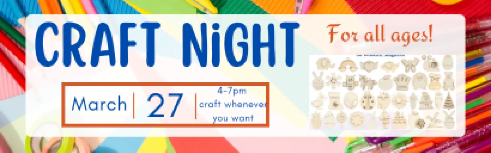 March Craft Night 2025 