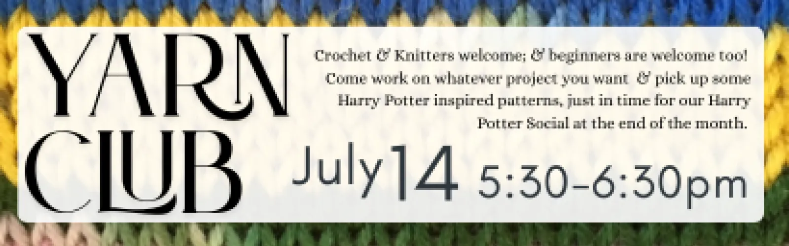 July Yarn Club 